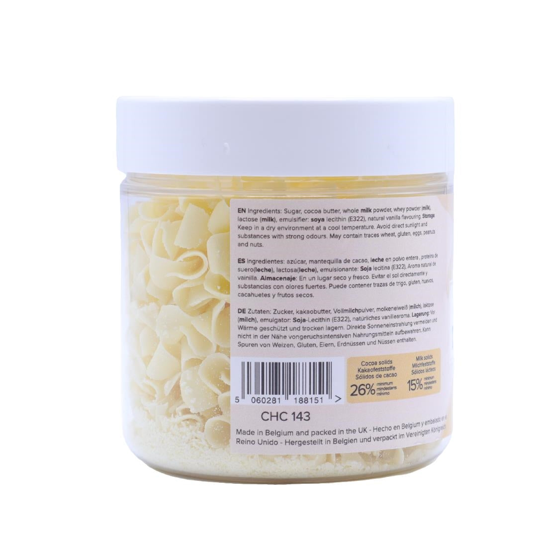 PME Chocolate Curls White Chocolate 85g
