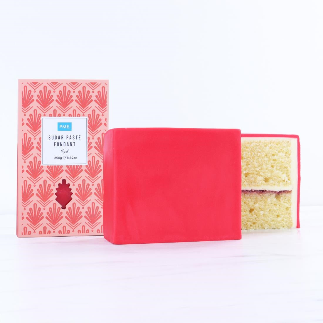 PME Sugar Paste Fondant Red 250g