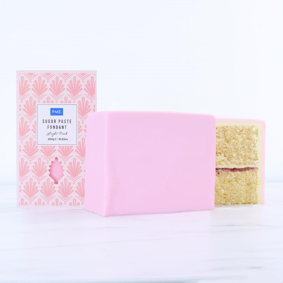 PME Sugar Paste Fondant Light Pink 250g