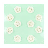 PME White Sugar Roses 25mm (10 Pack)