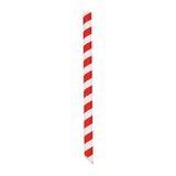 Fiesta Compostable Bubble Tea Straws Red & White 210mm (150 Pack)