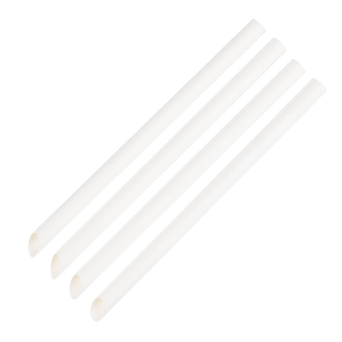Fiesta Compostable Bubble Tea Straw White 210mm (150 Pack)