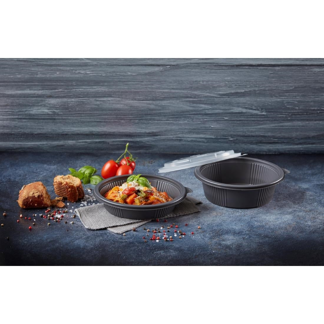 Faerch Hot Deli Deluxe Round Takeaway Containers 650ml (464 Pack)