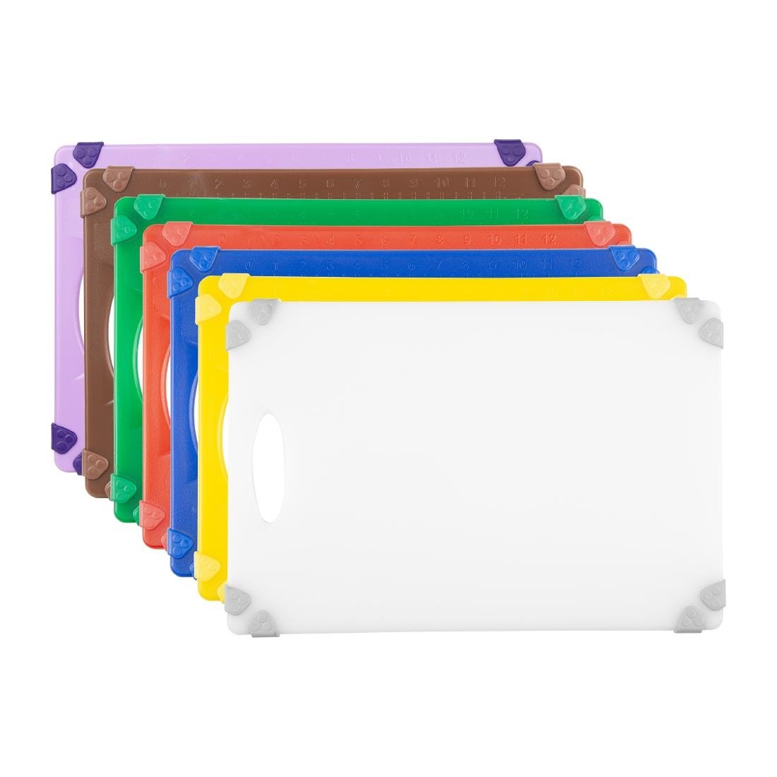 Hygiplas Antibacterial 7-Piece Chopping Board Set 458x306x12mm