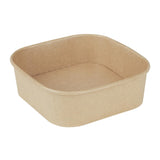 Fiesta Recyclable Square Container Bases 1000ml (300 Pack)