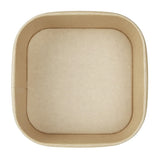 Fiesta Recyclable Square Container Bases 1400ml (300 Pack)