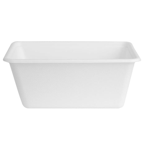 Fiesta Compostable Bagasse Food Container Bases 1000ml (Pack of 100)