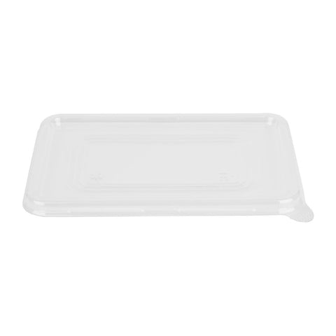 Fiesta Recyclable PET Lids for Bagasse Container Bases (Pack of 100)