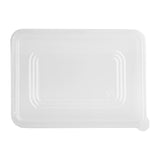 Fiesta Recyclable PET Lids for Bagasse Container Bases (100 Pack)