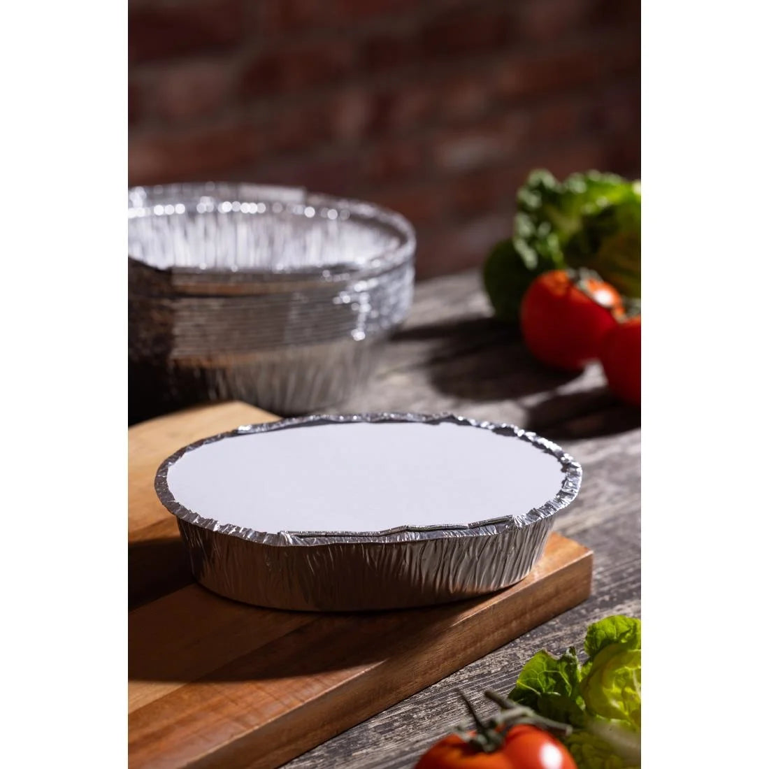 Fiesta Recyclable Foil Oval Containers 500ml (200 Pack)