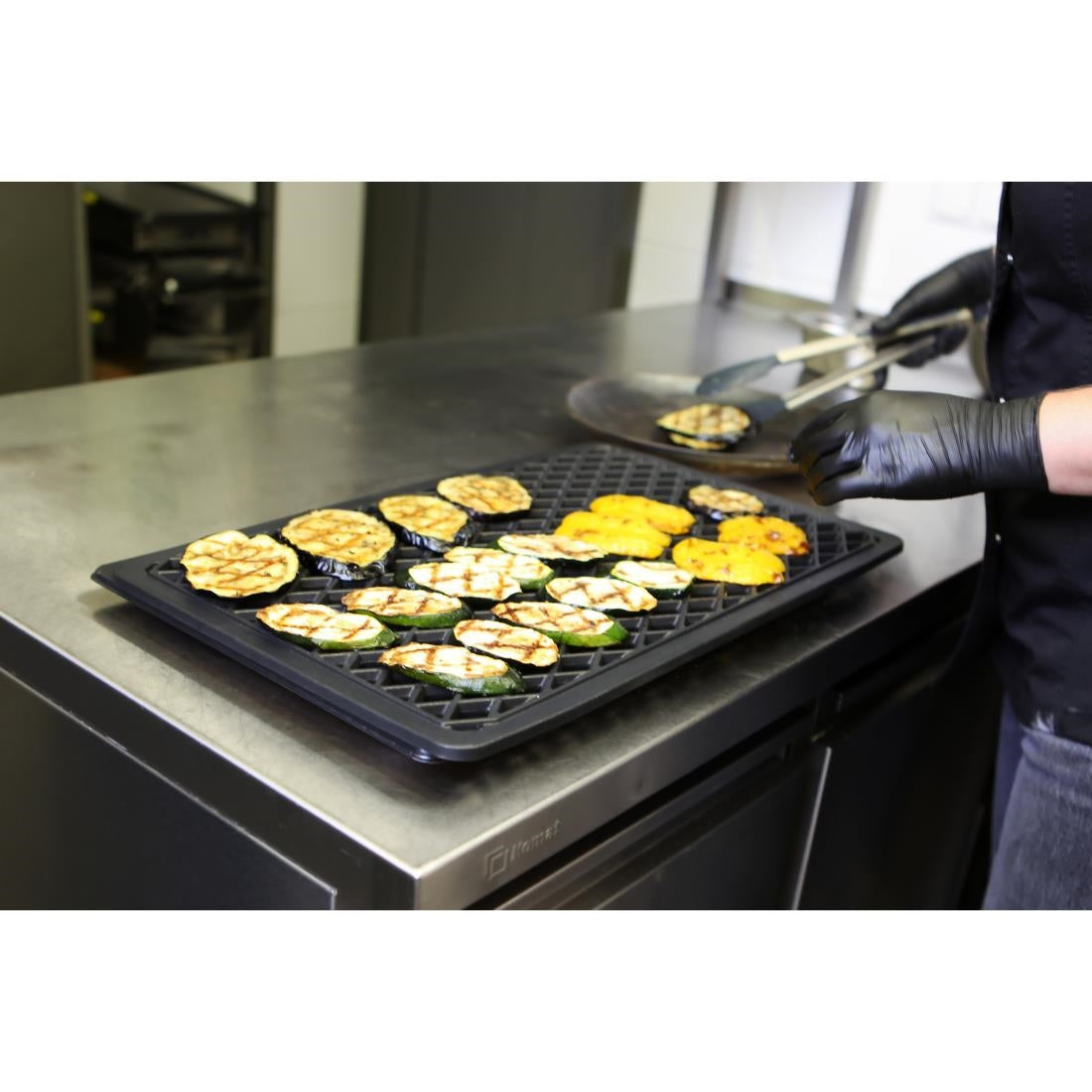 AMT Double Sided BBQ Pattern Tray GN 1/1
