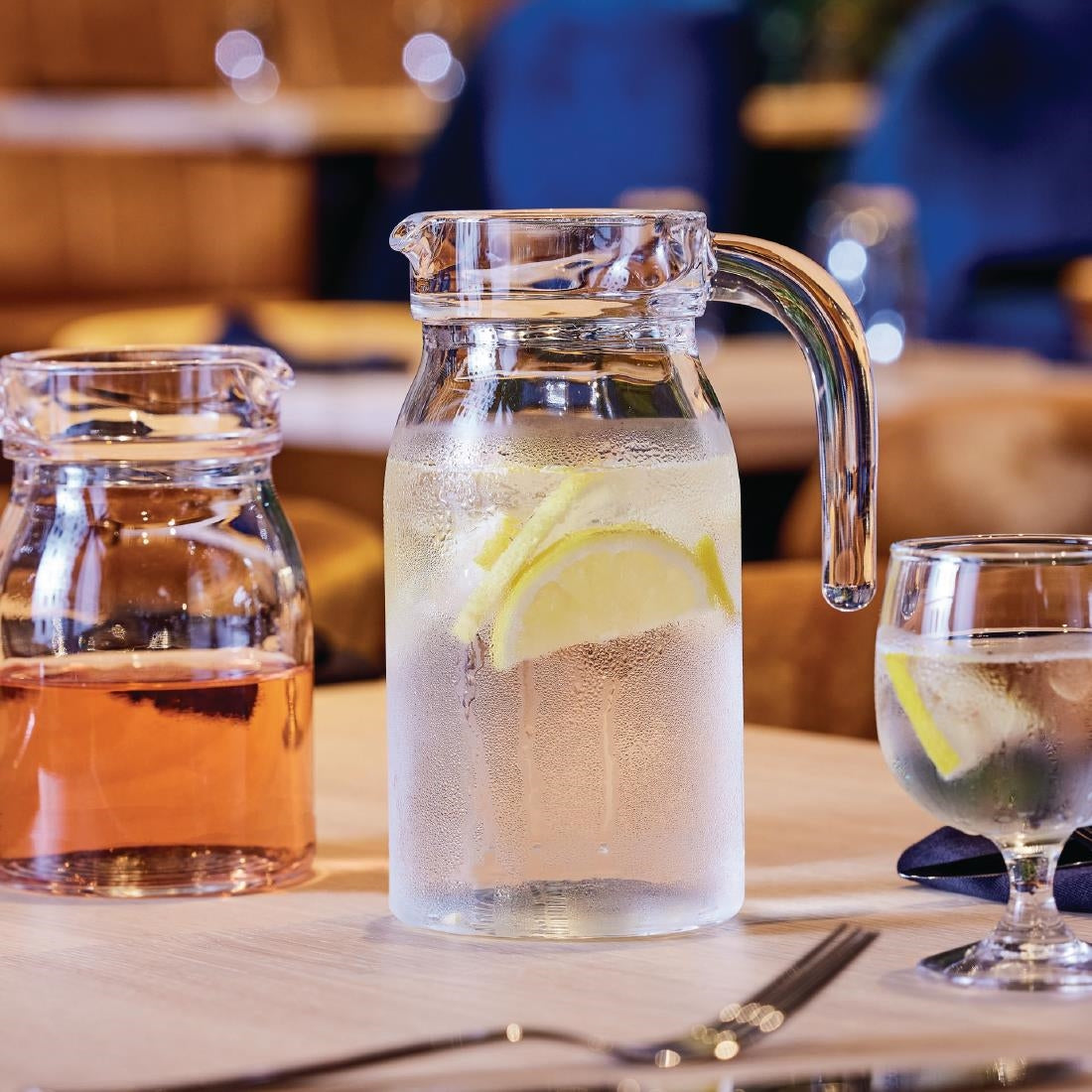 Arcoroc Spring Jugs with Glasses Lid 750ml (6 Pack)