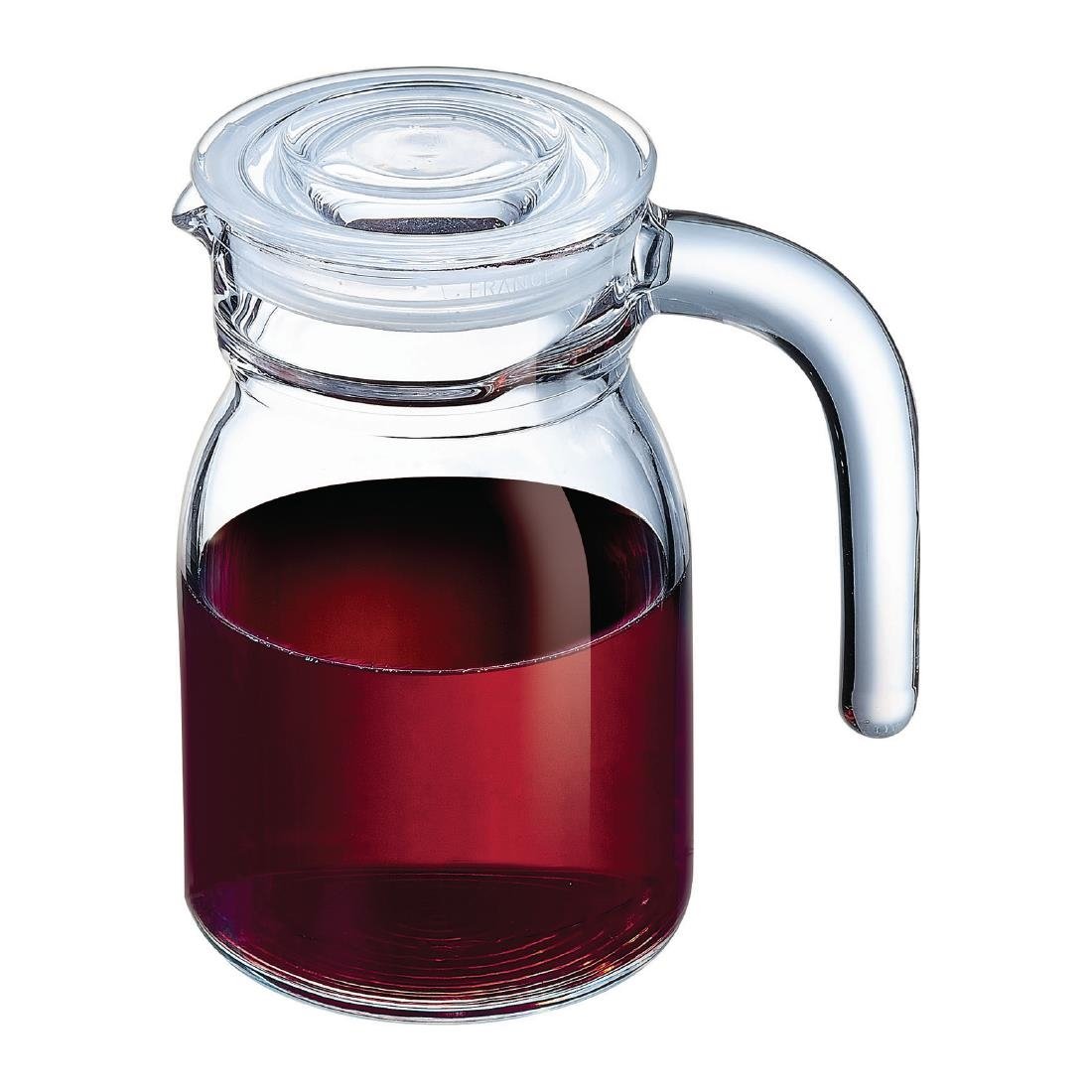 Arcoroc Spring Jugs with Glasses Lid 500ml (12 Pack)