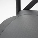 Bolero Manhattan Cross-Back Resin Chairs Black (4 Pack)