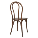 Bolero Soho Bentwood Style Resin Chairs Walnut (4 Pack)