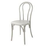 Bolero Soho Bentwood Style Resin Chairs Limewash (4 Pack)