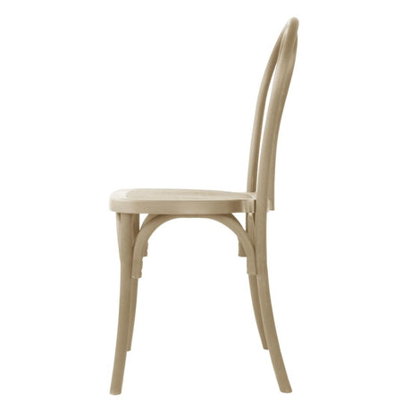 Bolero Soho Bentwood Style Resin Chairs Natural (4 Pack)