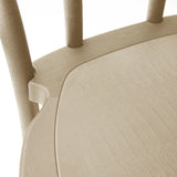 Bolero Soho Bentwood Style Resin Chairs Natural (4 Pack)