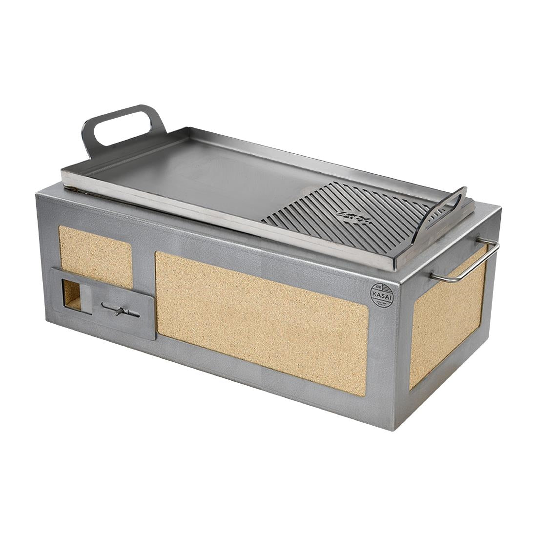 Kasai Medium Long Konro Grill 50/50 Plancha Edition SVT-16204