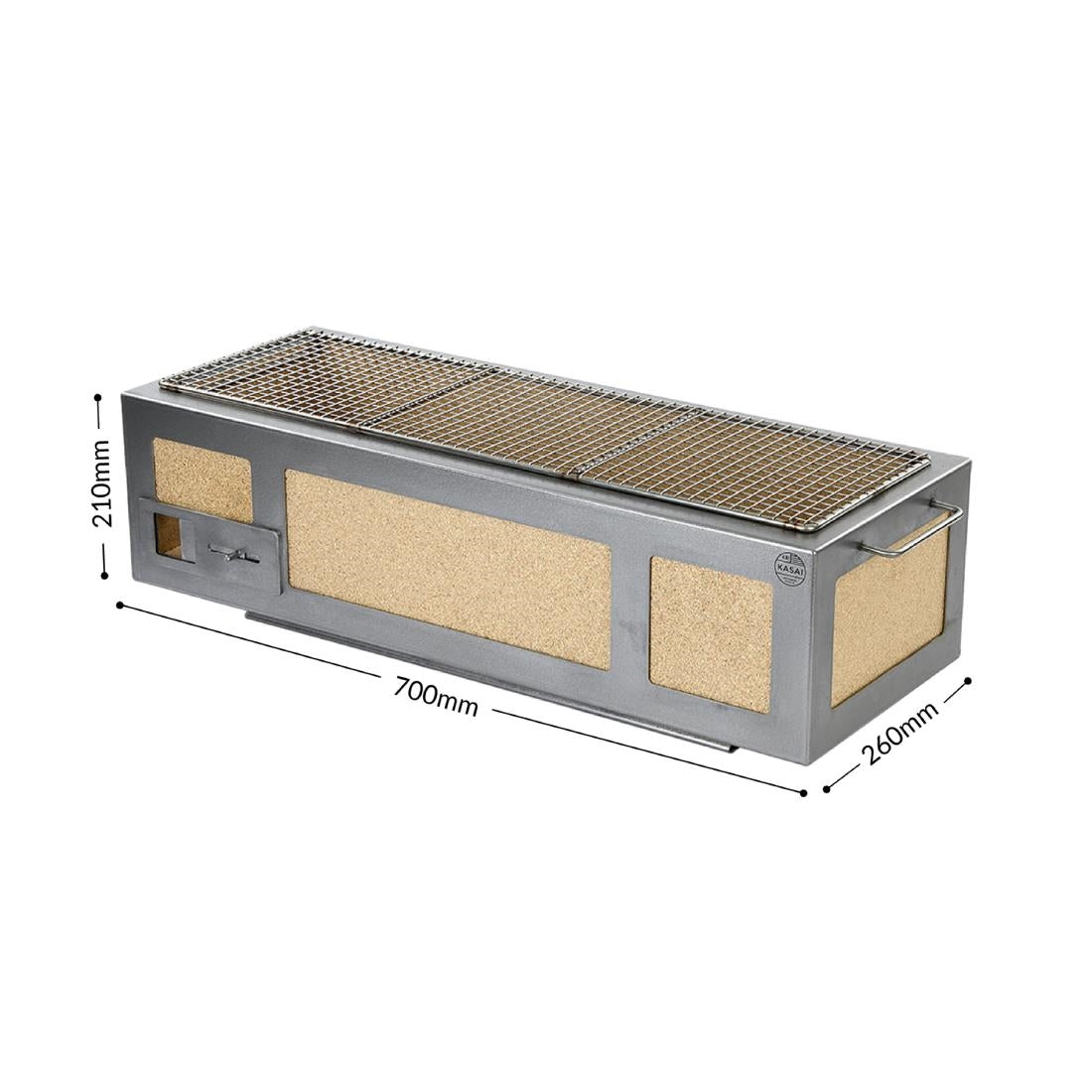 Kasai Long Konro Grill 50/50 Plancha Edition SVT-16205