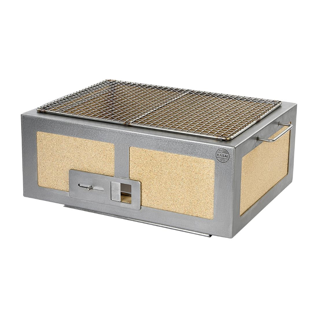 Kasai Medium Wide Konro Grill with Stainless Steel Frame SVT-16026