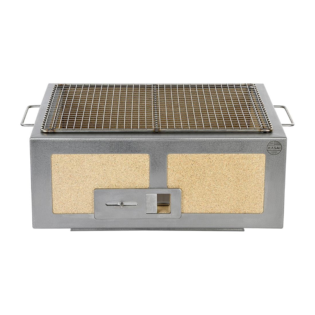 Kasai Medium Wide Konro Grill with Stainless Steel Frame SVT-16026