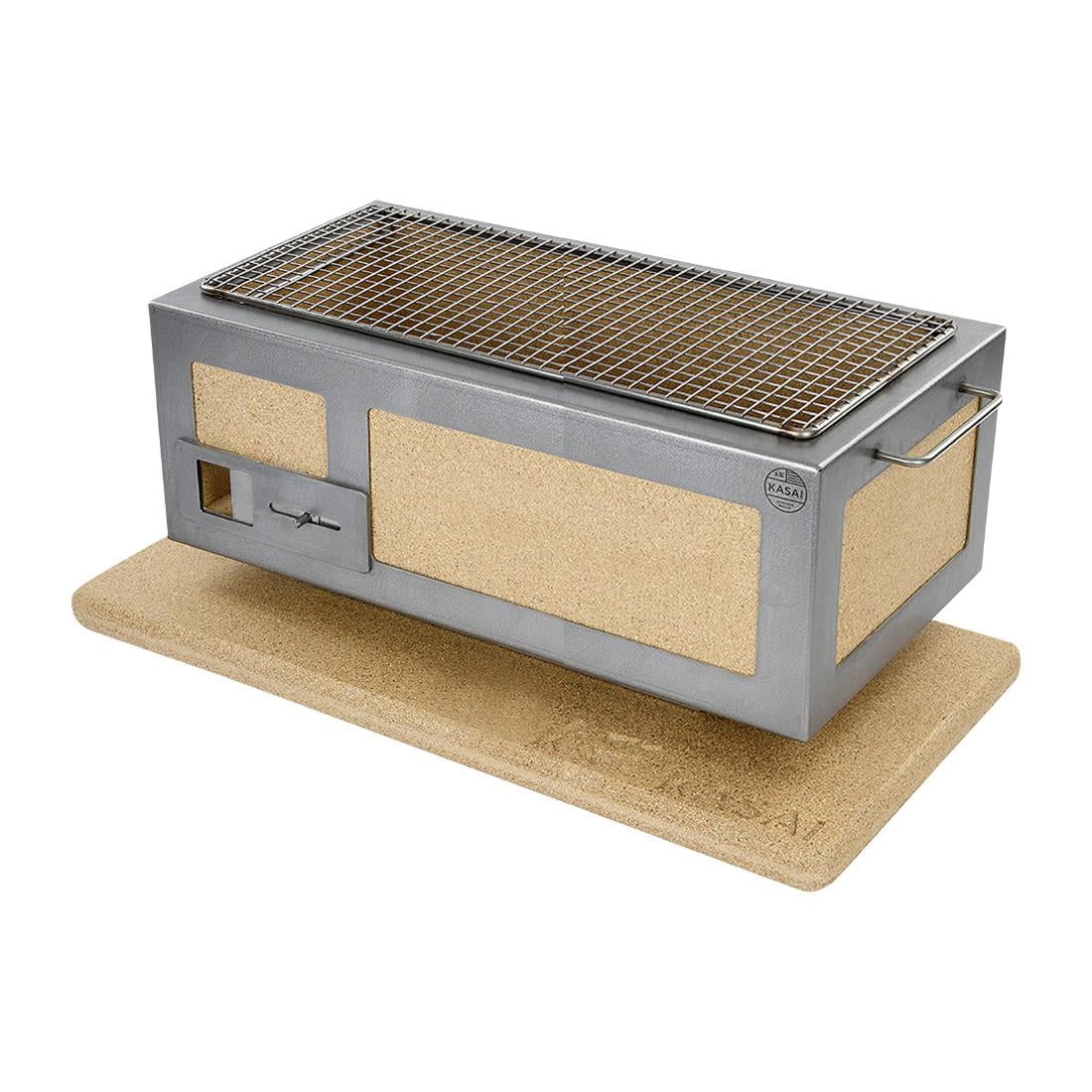 Kasai Medium Long Konro Grill with Stainless Steel Frame SVT-16131