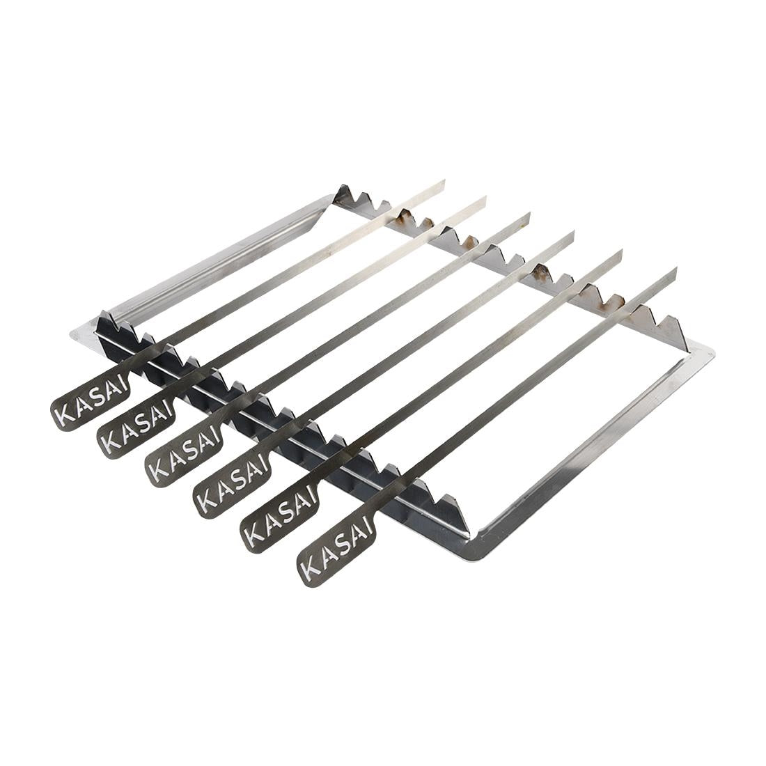 Kasai Konro Skewer Rack & 6 Skewers for Medium Wide Konro Grill SVT-16055