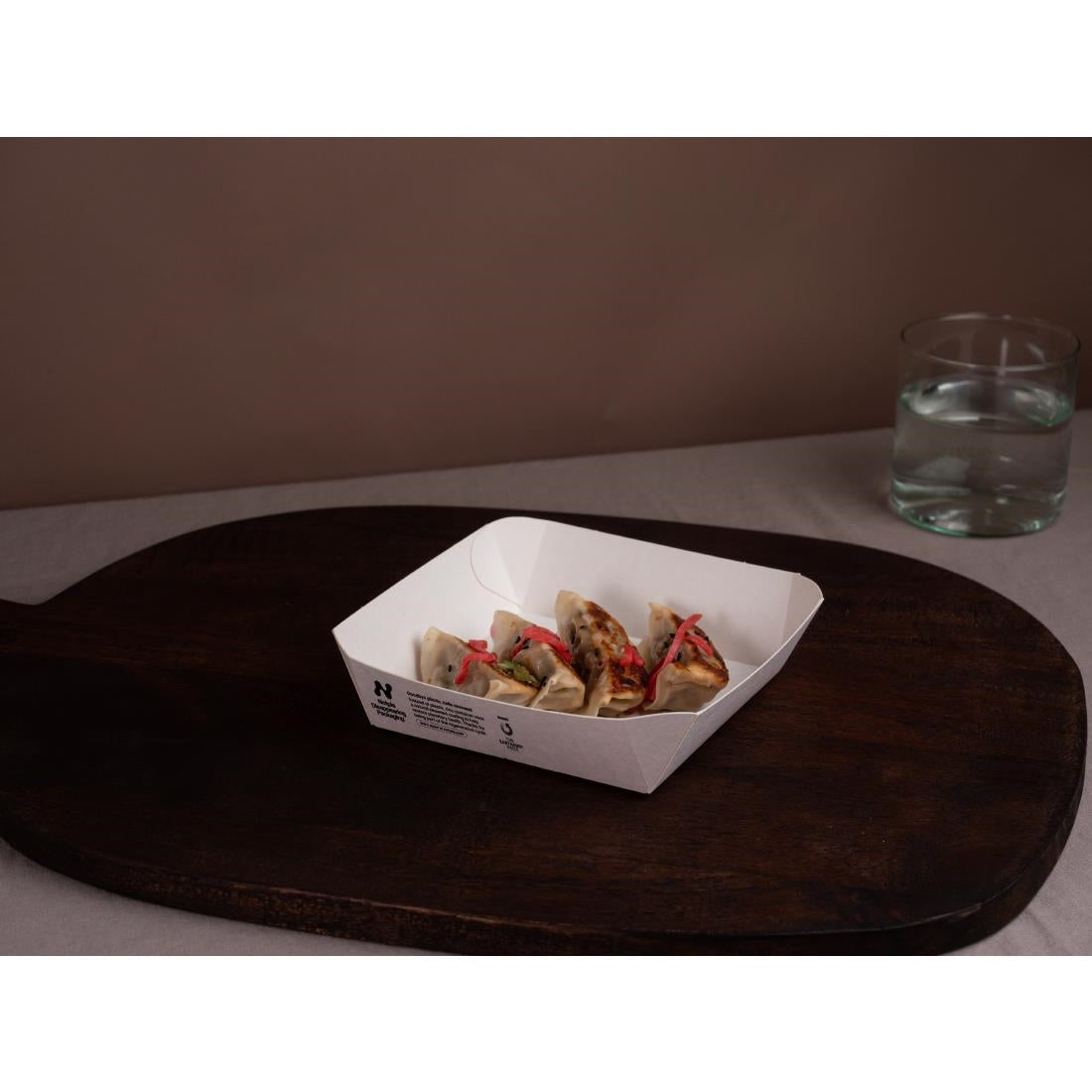 Notpla 6"x6" Square Trays - White (600 Pack)