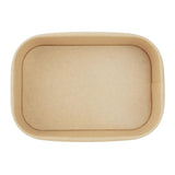 Fiesta Recyclable Rectangular Food Containers 650ml (300 Pack)