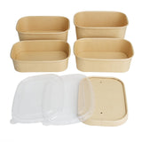 Fiesta Recyclable PP Lids for Rectangular Containers (300 Pack)