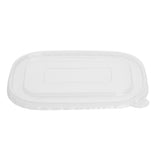 Fiesta Recyclable PET Lids for Rectangular Containers (300 Pack)