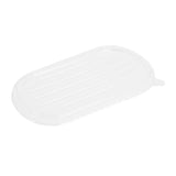 Fiesta Recyclable PET Lids for Bagasse Oval Containers (100 Pack)