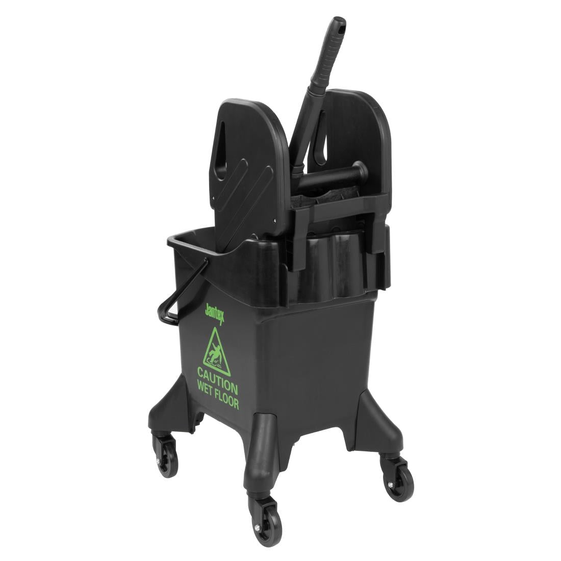Jantex 21Ltr Tall Mop Bucket and Wringer - Green Print