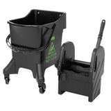 Jantex 21Ltr Tall Mop Bucket and Wringer - Green Print