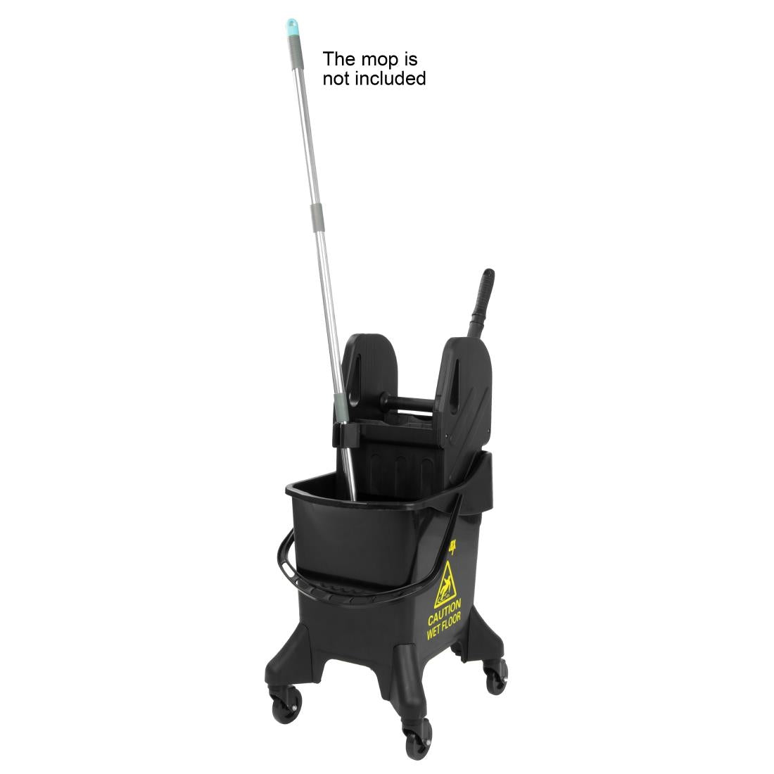 Jantex 21Ltr Tall Mop Bucket and Wringer - Yellow Print