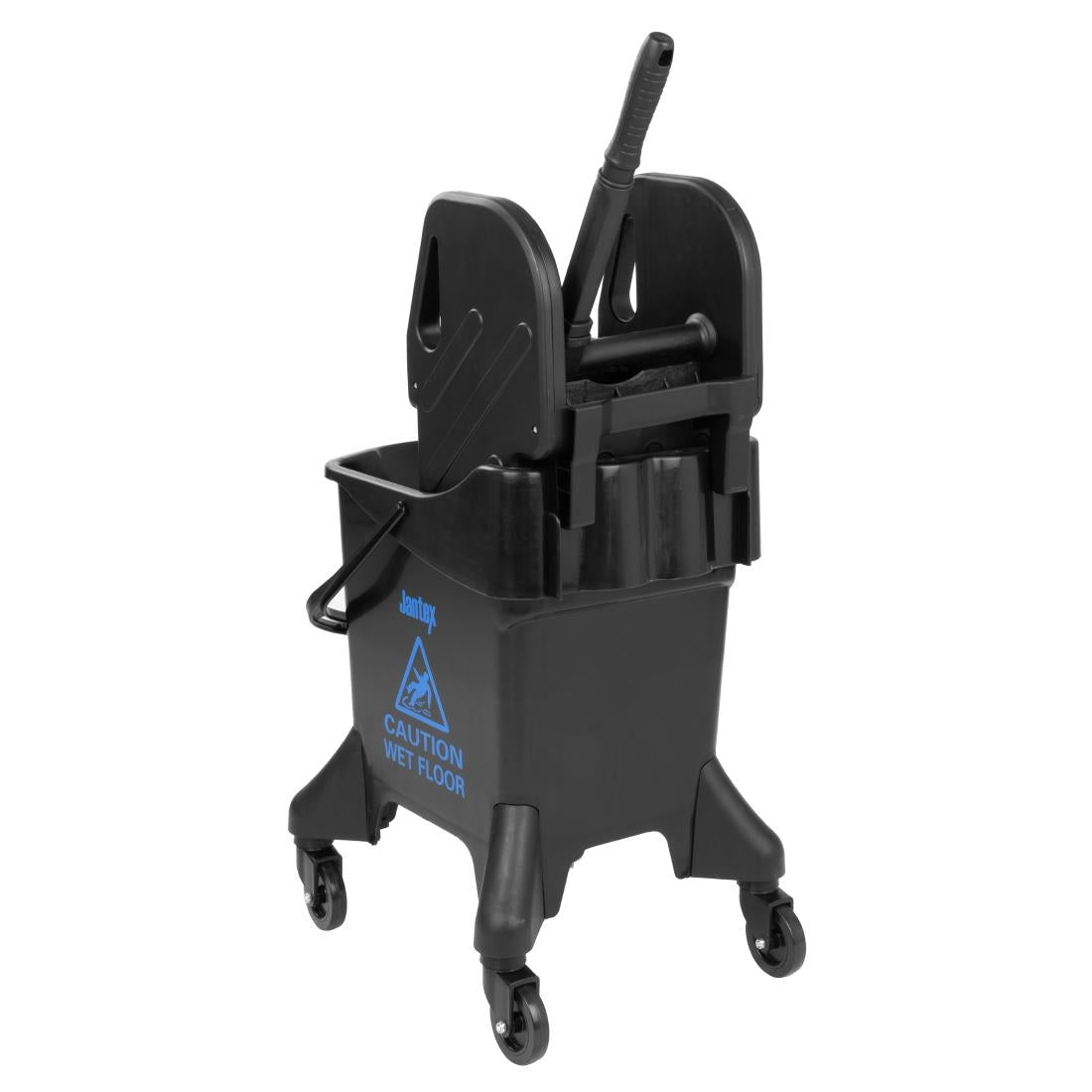 Jantex 21Ltr Tall Mop Bucket and Wringer - Blue Print