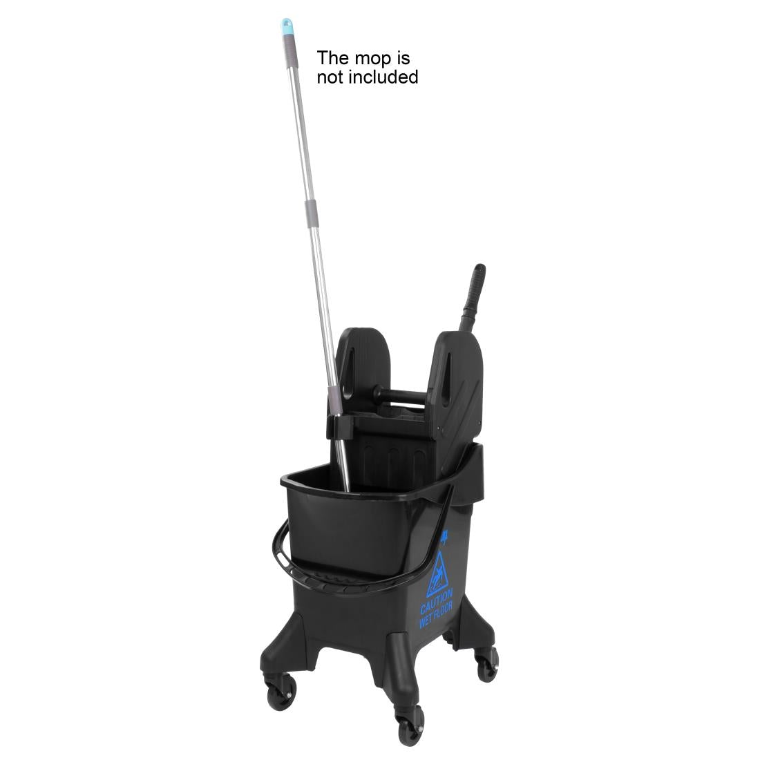 Jantex 21Ltr Tall Mop Bucket and Wringer - Blue Print
