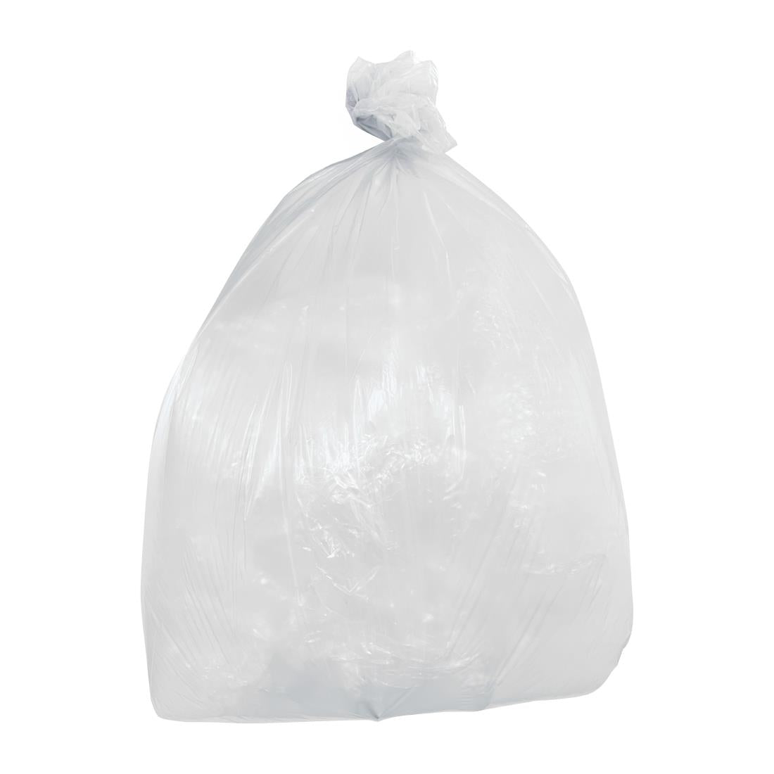 Jantex Light Duty Bin Bags Clear 80Ltr (200 Pack)