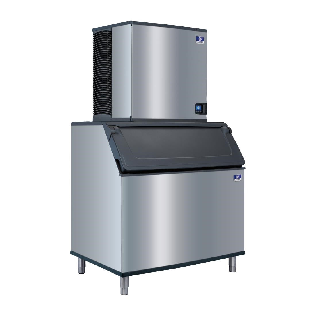 Manitowoc Ice Indigo NXT iT0900 Series 378kg Half Dice Ice Machine with Storage Bin D970