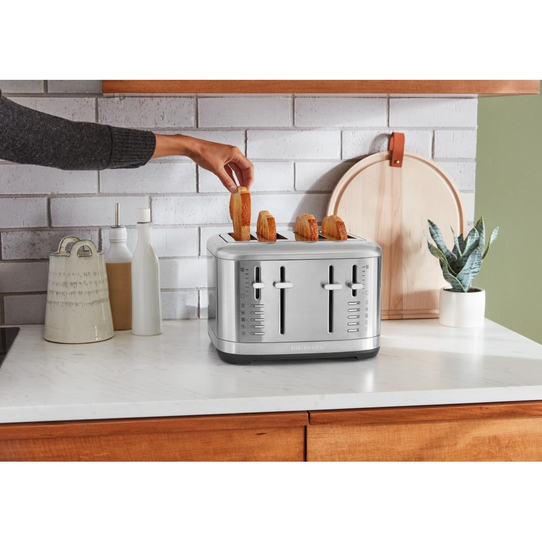 KitchenAid 4 Slot Manual Toaster Stainless Steel
