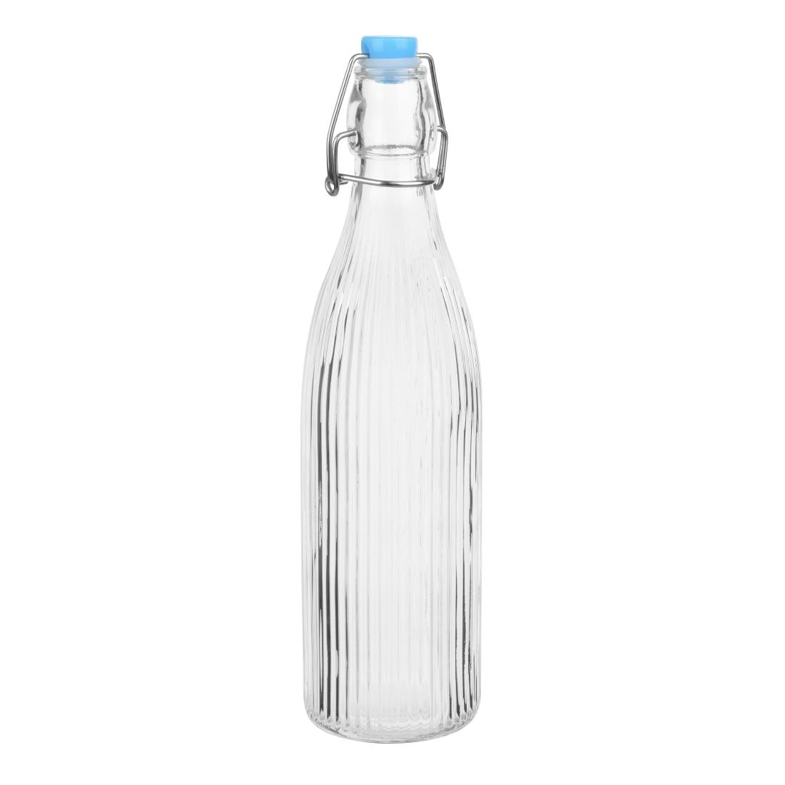 Olympia Ridged Swing Top Water Bottles 500ml (6 Pack)