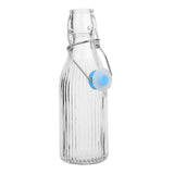 Olympia Ridged Swing Top Water Bottles 200ml (6 Pack)