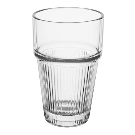 Olympia Ridged Stacking Tumblers 300ml (6 Pack)