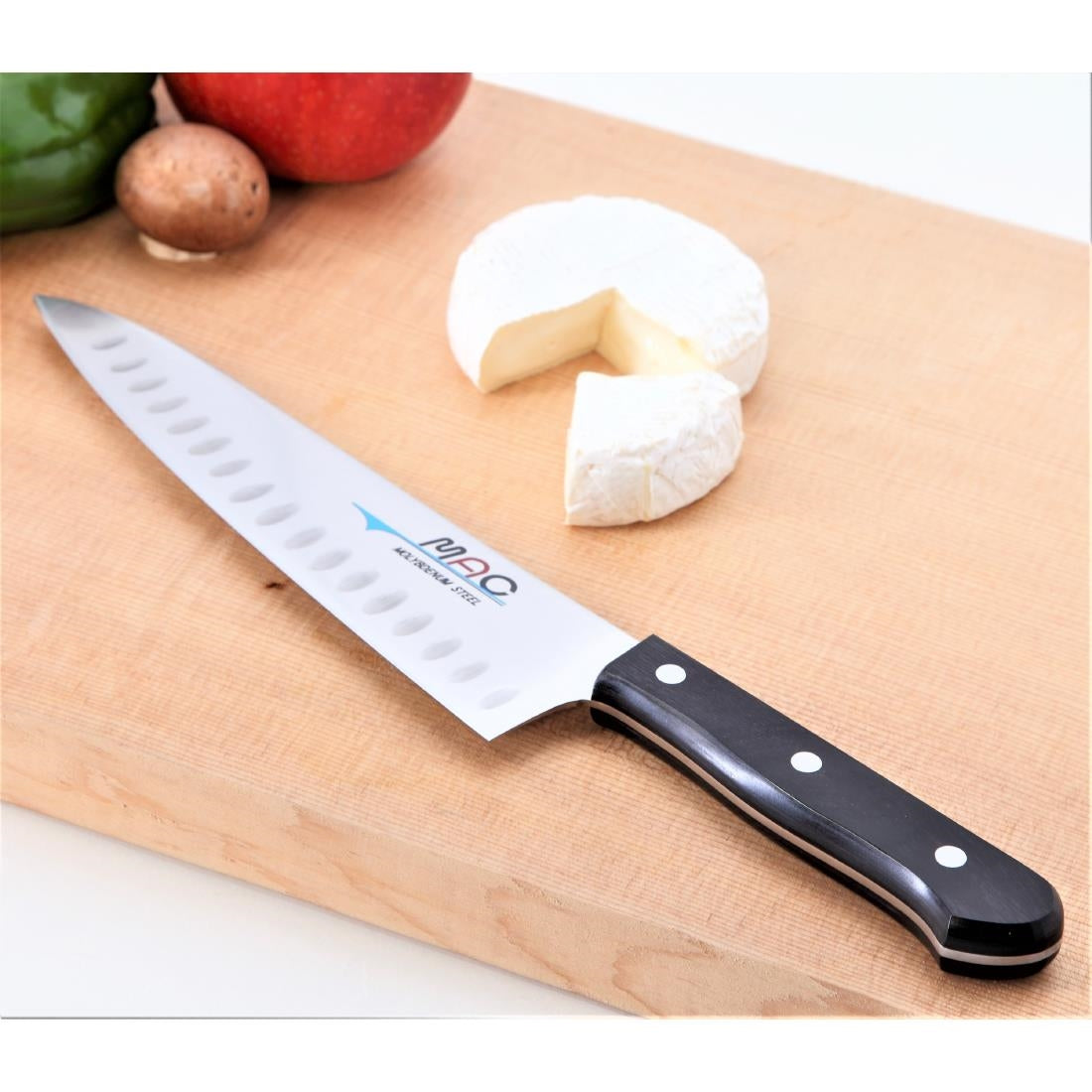 Mac Chef Series Gyuto Chef Knife with Dimple TH-80 Black 20cm