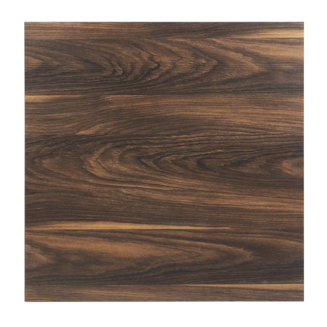 Bolero Complete Table Square Dark Wood Effect 700mm