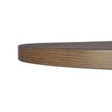 Bolero Complete Table Round Dark Wood Effect 600mm