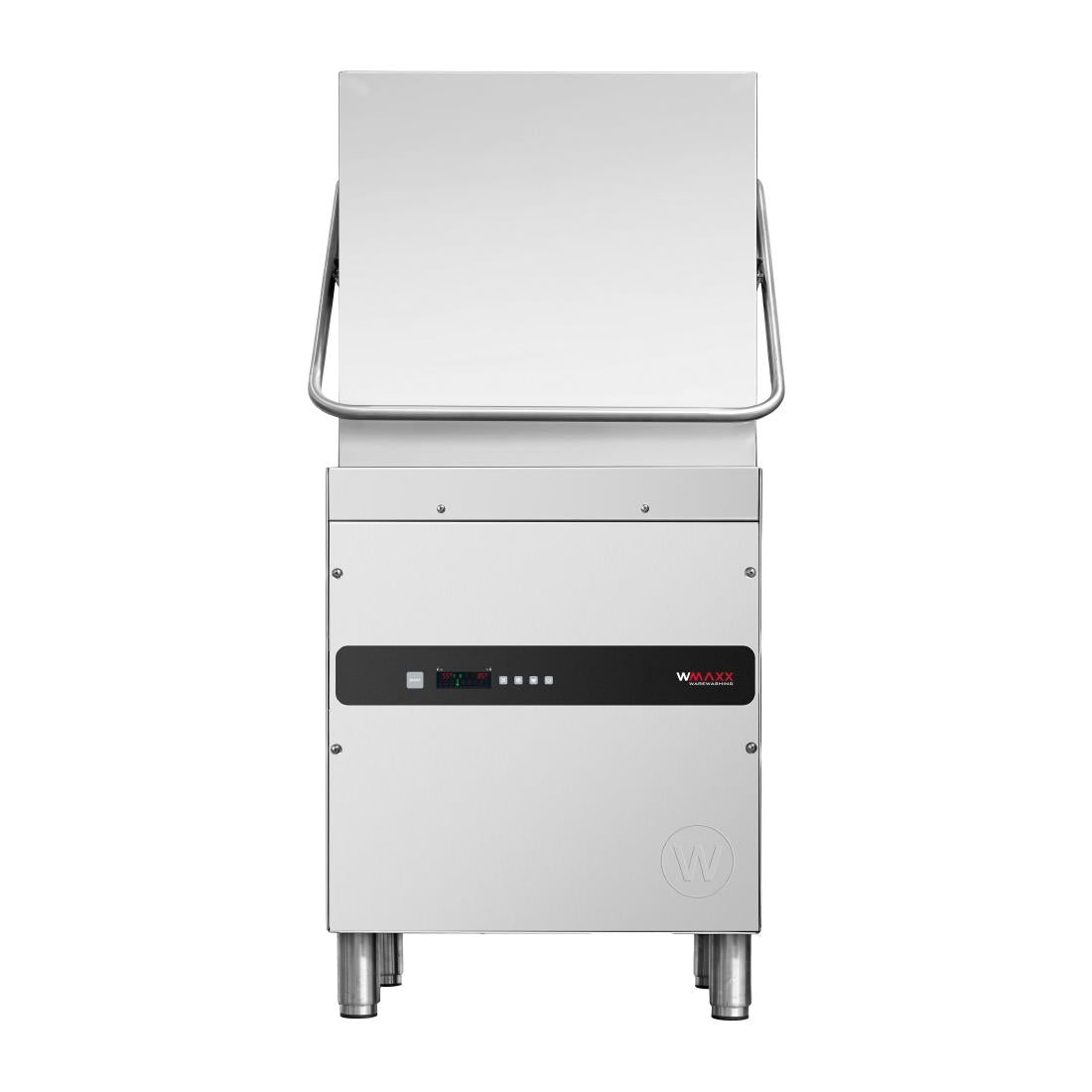 THE Wax Optimaxx Maxx Hood WS Passthrough Dishwasher with built in water softener.