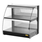 Buffalo Self-Serve Heated Display Unit with Hinged Doors