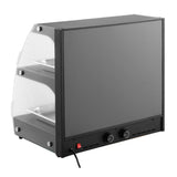 Buffalo Self-Serve Heated Display Unit with Hinged Doors